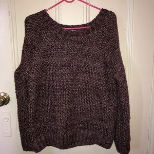 Maroon Knitted Sweater